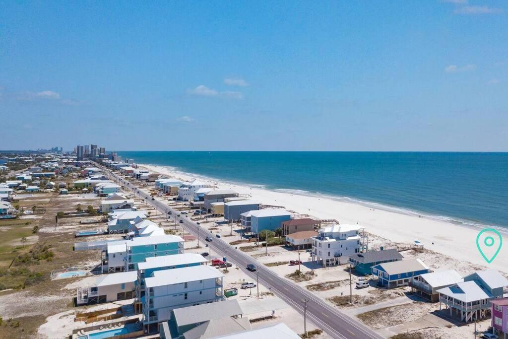 Oceanfront/Zero Steps To Beach/Views/4Br Gulf Shores Exterior foto