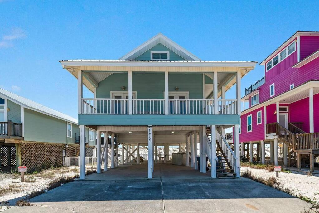 Oceanfront/Zero Steps To Beach/Views/4Br Gulf Shores Exterior foto