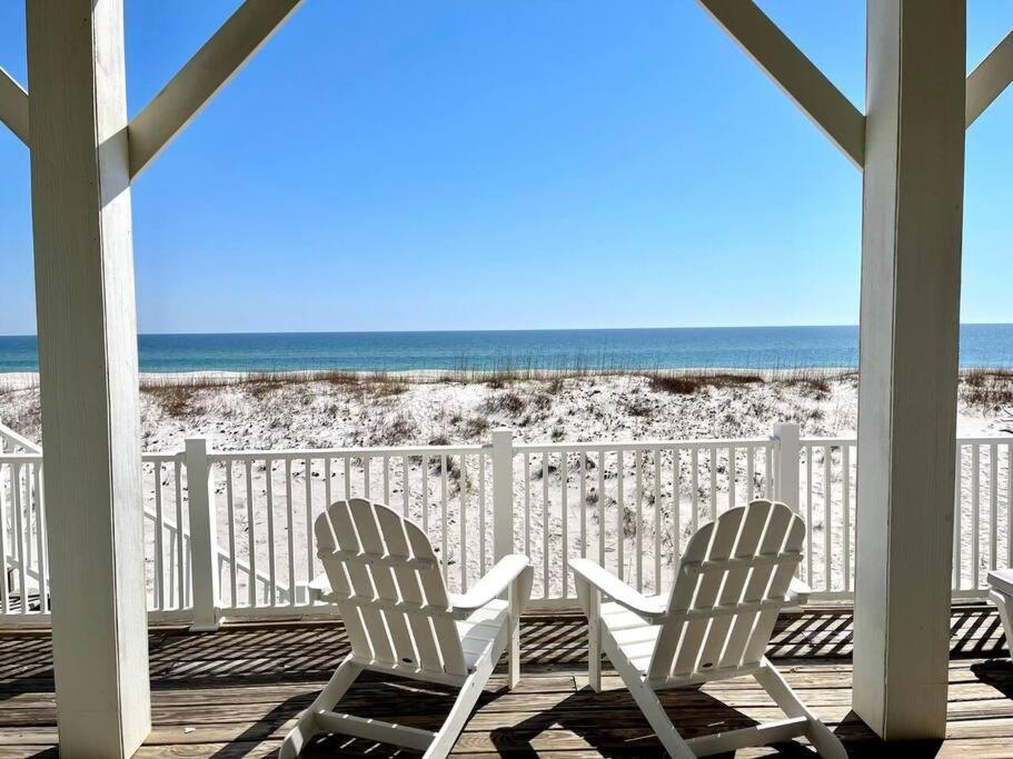 Oceanfront/Zero Steps To Beach/Views/4Br Gulf Shores Exterior foto